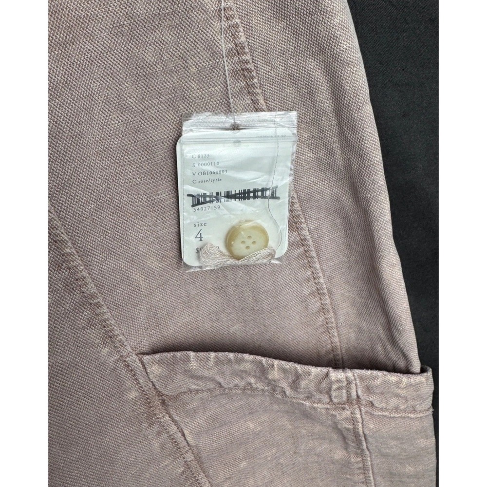 Free People Kyoto Cargo Pants 4 Boho Harem Tapered Belted UTILITARIAN NWT - Picture 5 of 7